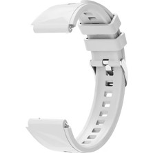 Alstrap Huawei Watch Gt5 Pro 42MM Gt5/gt4 41MM Uyumlu 18MM Metal Tokalı Silikon Kordon