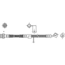 Cavo C900462A Fren Hortumu Sol Ön Accent Iı 00-05 5873125000