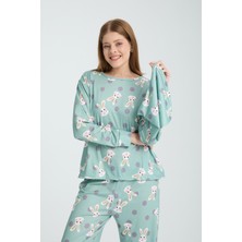 Rasa Homewear Soft Fnm Uzun Kollu Pijama Takımı