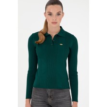 U.S. Polo Assn.Kadın Elegance Yakalı Kazak