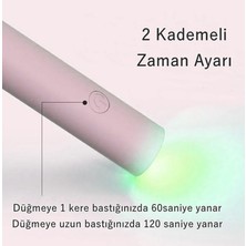 Gaman Uv Kalıcı Oje Jel Tırnak Kurutucu Epoksi Kurutucu Fototerapi Makinesi USB Kablolu Slim Kasa Renkli