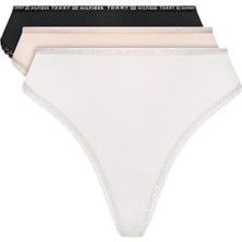 Tommy Hılfıger Kadın 3 Lü Tanga UW0UW02824-0R8