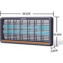 Düşük Güç Tüketimli 10W Masaüstü Veya Duvara Asılabilen Sinek Öldürme Cihazı