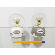 Gifted Müzikli ve Işıklı Kar Küresi 12 cm  4170 Gri