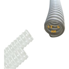Güneş Spiral Şeffaf Klima Hortumu 5/8" - 16 Mm. - 4 Metre