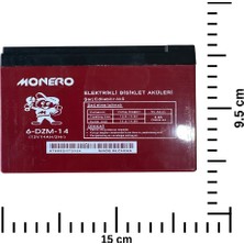 Monero Motosiklet Aküsü 12V12AH Monero Volta Vsm Uyumlu
