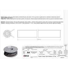 İbraş 68742 7.5X14MM Üniversal Yakıt Hortumu (Makaralı) E Tipi