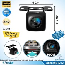 Ahd 1080P Balıkgözü 170 Derece Geniş Açılı Araç Geri Görüş Kamerası