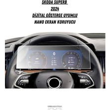 Woodhub Skoda Superb 2024 Dijital Gösterge Uyumlu Nano Ekran Koruyucu