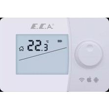 E.c.a Poly Smart Oda Termostatı Kablosuz / Wifi Özelliği Uzaktan Uygulama Erişimi 7006903011