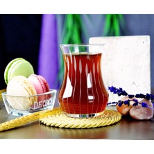Decocia Afro 6Lı Çay Bardağı 170cc Vega Desenli