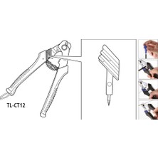 Shimano TL-CT12 Vites/fren Kablosu ve Tel Için Kablo Kesici