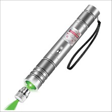 PRO-303 USB Şarjlı Yeşil Lazer Pointer, Sunum Kalemi, Güçlü Şarjlı Lazer Işaretleyici