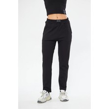 Lesa Wear Fitilli Yüksel Bel Geniş Paça Şardonlu Likralı Spor Eşofman Altı