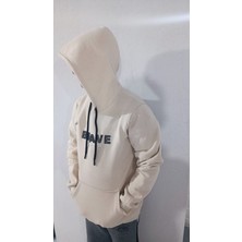 Sweatshirt Genç Injeksiyon Baskı 3 Iplik Şardonlu Çok Kalın Kapişonlu