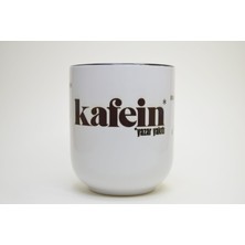 KAFEİN - YAZAR YAKITI, Yazarlar, Editörler ve Kitapseverler Için Illüstrasyon Baskı Fincan, Edebiyat Temalı Fincan Mug, 300 ml
