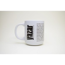 SEVGİLİ YAZAR - BUNLARI HİÇ UNUTMA, Yazarlar Için Tavsiyeler, Yazarlar ve Kitapseverler Için Illüstrasyon Baskı Fincan, Komik Fincan, Edebiyat Temalı Fincan Mug, 300 ml