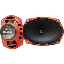 Gladi 6x9 Profesyonel Midrange Hoparlör 1 Takım 2 Adet