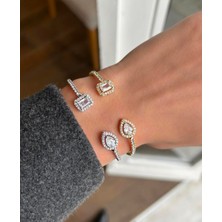 Gold Swarosk Taşlı Bileklik