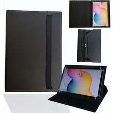 Casper L10-S 10" Siyah 4.5g Tablet Uyumlu Standlı Üniversal Kapaklı Tablet Kılıfı