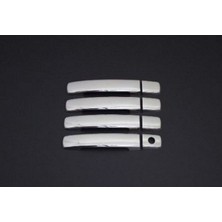 Nissan Navara 2006-2014 Model Arası Krom Kapı Kolu 4 Kapı Paslanmaz Çelik