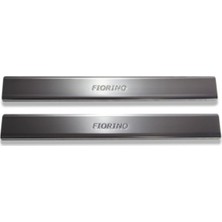 Fiat Fiorino 2008 ve Üzeri Modeller Krom Kapı Eşiği 2 Parça Paslanmaz Çelik