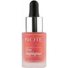 Note Cosmetics Drop Highlighter 01 Pearl Rose Likit Aydınlatıcı