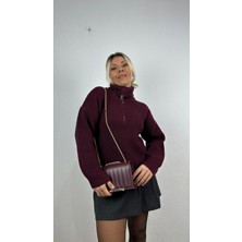 Nunu365com Nunu By Cosy Comfort Polo Yaka Fermuarlı Kazak