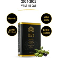 Green Amour Yeni hasat,  Memecik, Soğuk Sıkım, 0,2 Asit, 251 Polifenol, Pestisit İçermeyen, Naturel Sızma Zeytinyağı