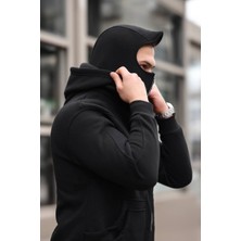 Ninja 3 Iplik Fermuarlı Ceket Siyah