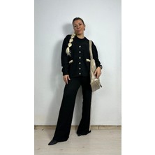 Nunu By Cozy Şerit Detay Triko Takım