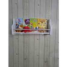 BRR Store Nilgün Serisi Tek Raflı Montessori Kitaplık- Mutfak Rafı Baharatlık- Banyo Rafı
