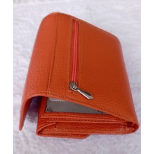 Tarmantu Kadın Deri Cüzdan  Cüzdan Kredi Kartlıklı Para Bölmeli 12 Kartlıklı 4 Bölmeli 12.5x9.5cm