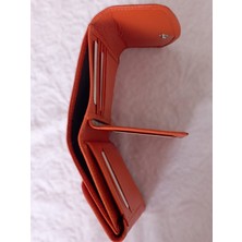 Tarmantu Kadın Deri Cüzdan  Cüzdan Kredi Kartlıklı Para Bölmeli 12 Kartlıklı 4 Bölmeli 12.5x9.5cm