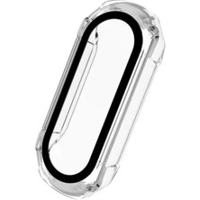 Dmay Xiaomi Mi Band 7 Uyumlu Ekran ve Kasa Koruyucu Sert Kılıf 360 Tam Koruma