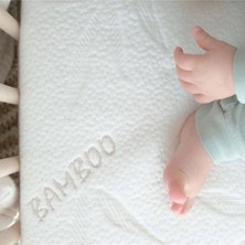 My Baby Joy Ortopedik  Bambu Bebek Yatağı Park Beşik Yatağı Mobilya Ahşap Beşik Yatağı 7 cm