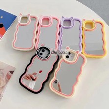 Cleo Cases Tarzını Yansıt Aynalı Kedi Figürlü iPhon 13/14 Uyumlu Kılıf