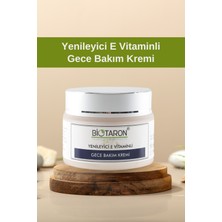 Yenileyici E Vitaminli Gece Bakım Kremi - 50ML | Elastikiyet ve Pürüzsüzlük -Tüm Cilt Tipleri