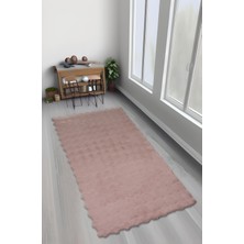Feel Home Bubble Tavşan Tüyü, Kaymaz Süet Taban, Süper Soft, Ultra Lüks, Yıkanabilir Halı