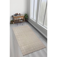 Feel Home Bubble Tavşan Tüyü, Kaymaz Süet Taban, Süper Soft, Ultra Lüks, Yıkanabilir Halı