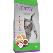 Catty Light Sterilised Somonlu Kısırlaştırılmış Kedi Maması 1 kg