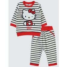 Hello Kitty Kız Bebek Takım 6-18 Ay Siyah