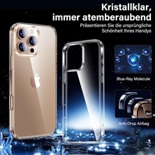 iPhone 16 Pro Uyumlu Şeffaf Kılıf + Lens + Ekran Koruyucu Set Ultra Koruma Kapak