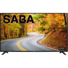 Saba SB50350  50" 127 Ekran Uydu Alıcılı 4K Ultra HD Android Smart LED TV