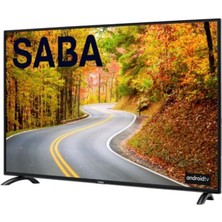 Saba SB50350  50" 127 Ekran Uydu Alıcılı 4K Ultra HD Android Smart LED TV