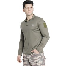 Ayz Vogel Tactical Polo Yaka Uzun Kollu Taktik/outdoor Tişört