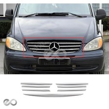 Ebal Oto Mercedes Vito W639 Krom Ön Panjur 7 Prç. 2004-2010 P. Çelik