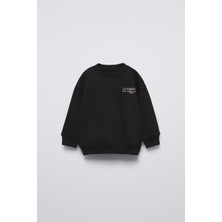Magu Işleme Desenli Kışlık Pamuklu Sweatshirt Jogger Eşofman Alt-Üst Takım Unisex