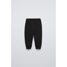 Magu Işleme Desenli Kışlık Pamuklu Sweatshirt Jogger Eşofman Alt-Üst Takım Unisex