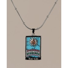 Portakal Esintisi The Sun (Güneş) Tarot Çelik Kolye
